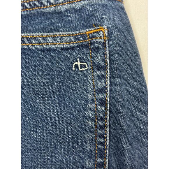 Rag & Bone Women's Dre Low-Rise Boyfriend Blue Denim Jeans - Size 29 (32x30) - Picture 3 of 6